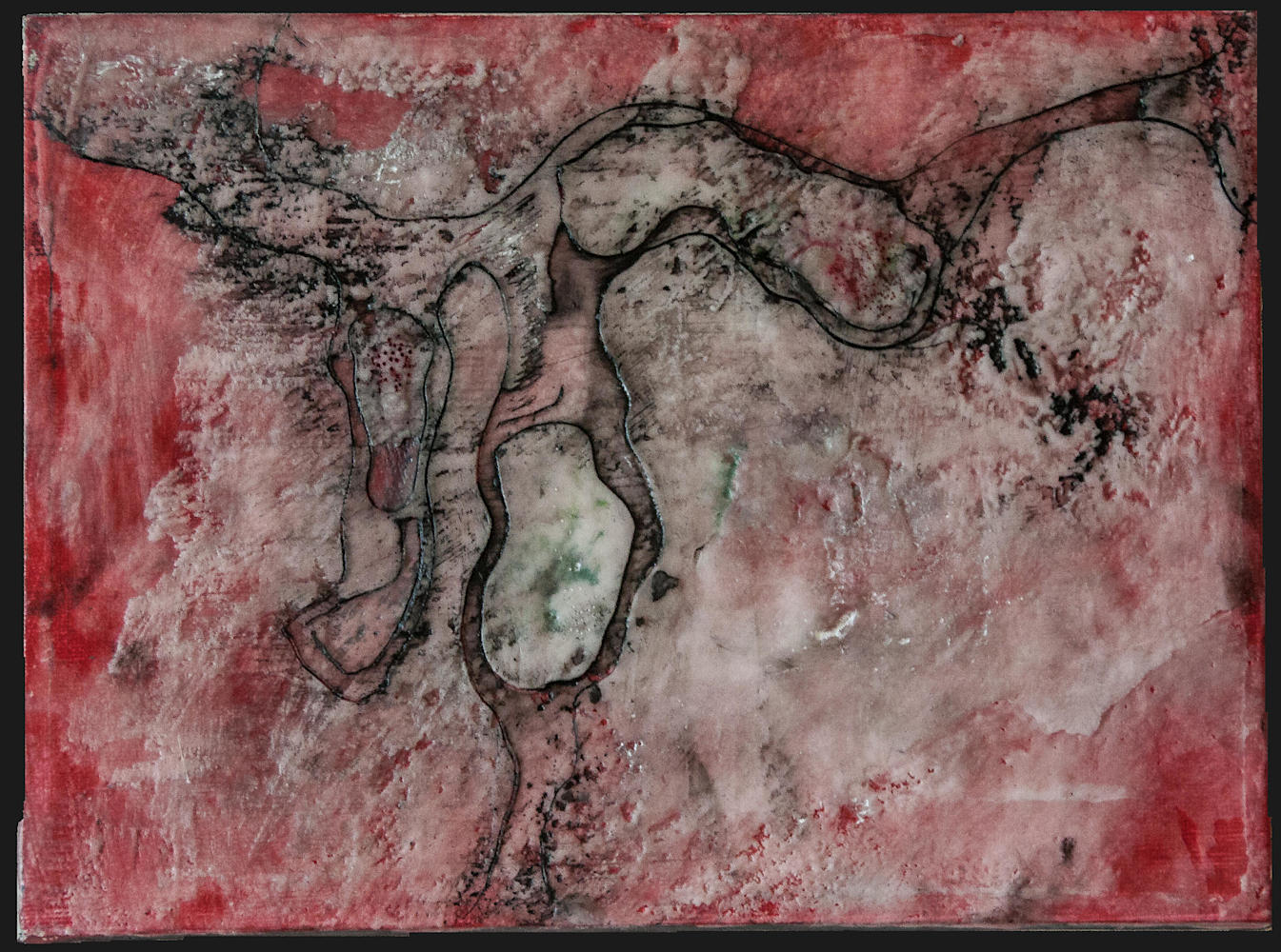 gemaltes_126_Wachsstruktur rotIMG_3078_h1800_dunkelgrau