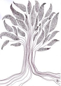 gezeichneter Baum
